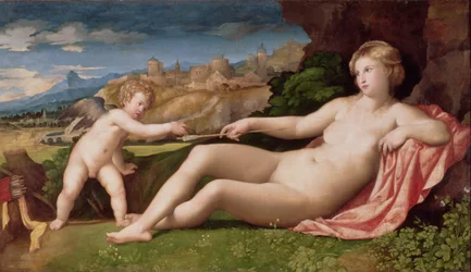 Vénus et Cupidon, vers 1523-24